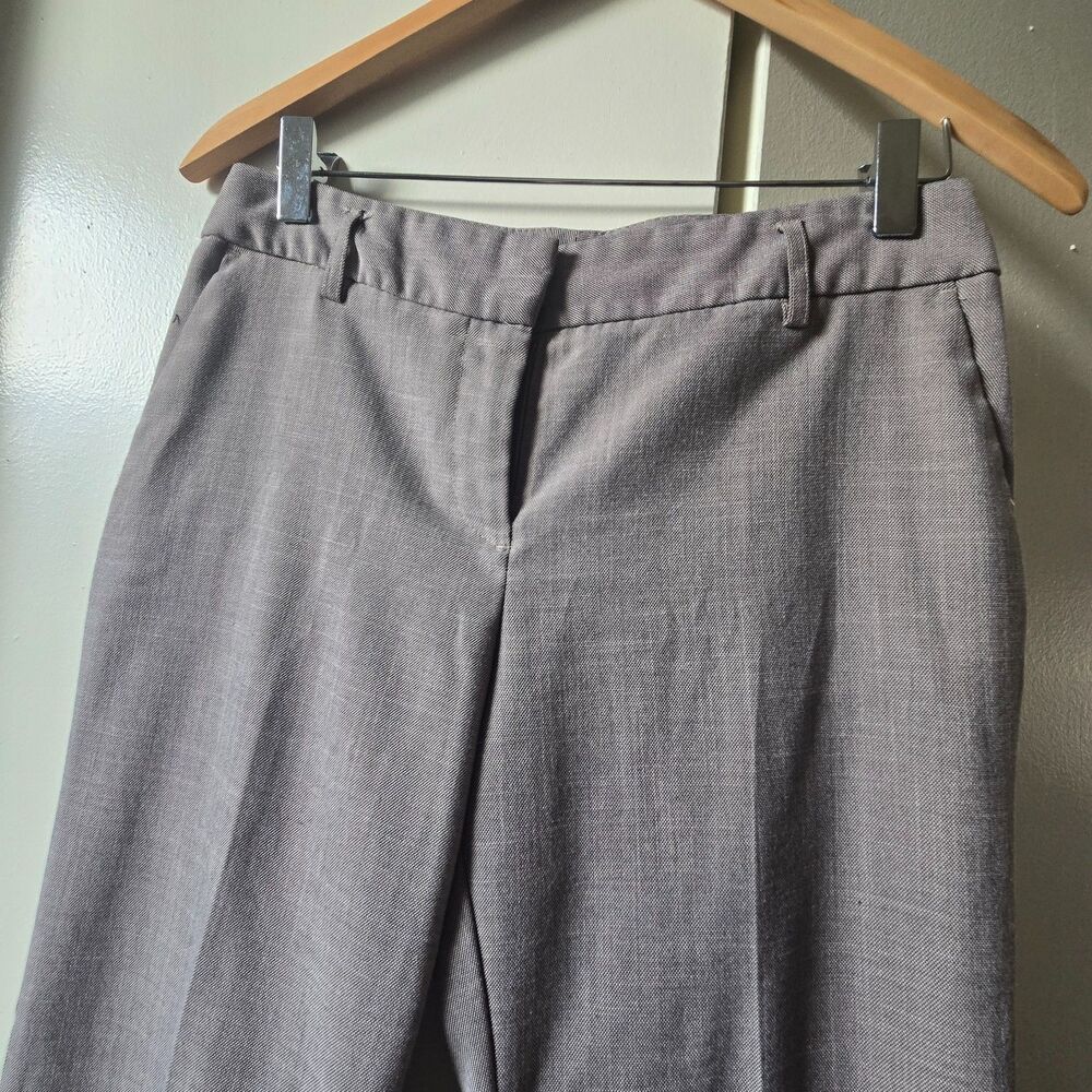 Van Heusen Tan/Beige Women's Suit Pants - Straight-Leg Work Trousers, Size 0